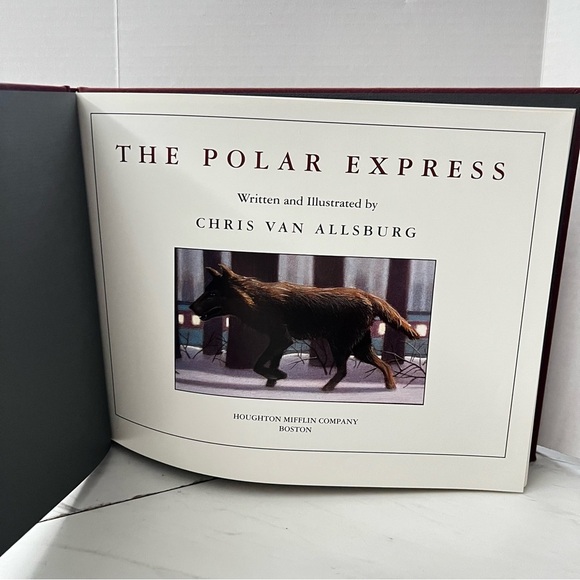 The Polar Express Book by Chris Van Allsburg Hard Cover Kids Children - Picture 16 of 16